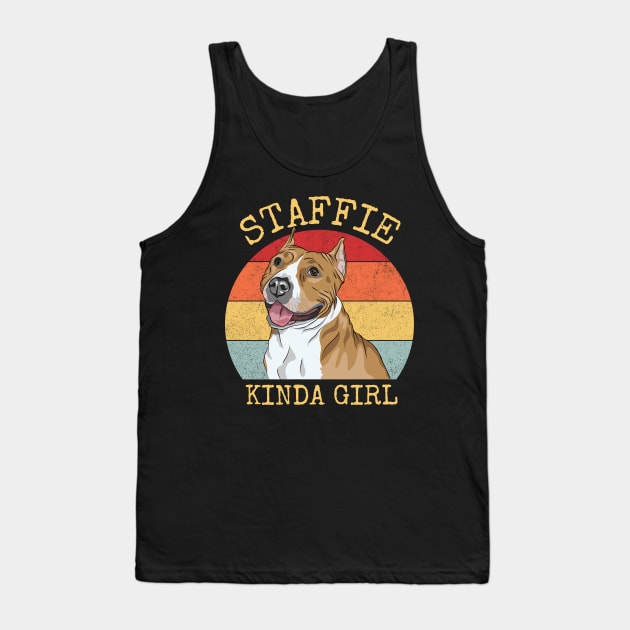 Staffie Kinda Girl Tank Top by KreativPix